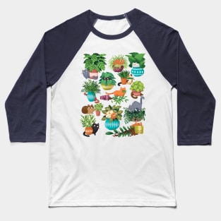 Cats and planters Baseball T-Shirt